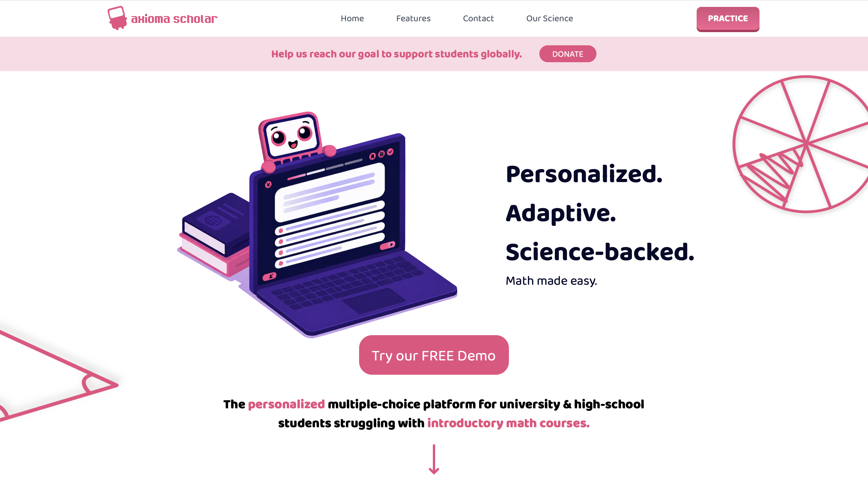 Axioma Scholar interface